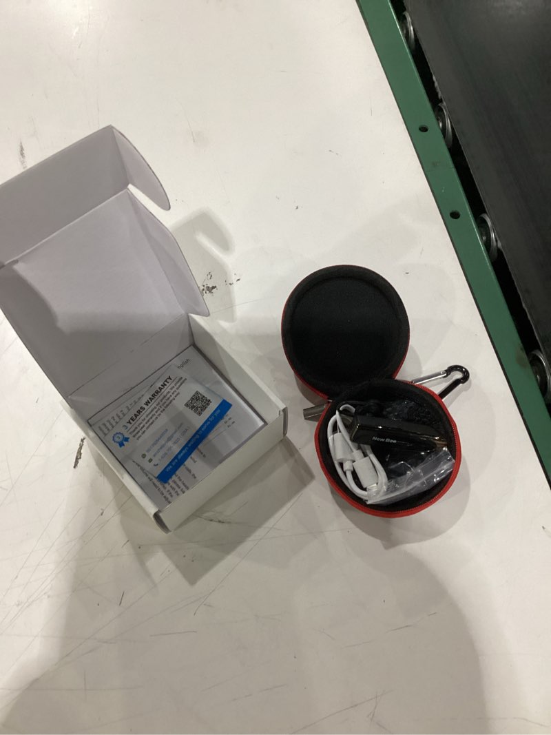 Condition photo showing New/Like New for New bee Bluetooth Earpiece V5.0 Wireless Handsfree Headset with Microphone 24 Hrs Driving Headset 60 Days Standby Time for iPhone Android Samsung Laptop Trucker Driver (Black)