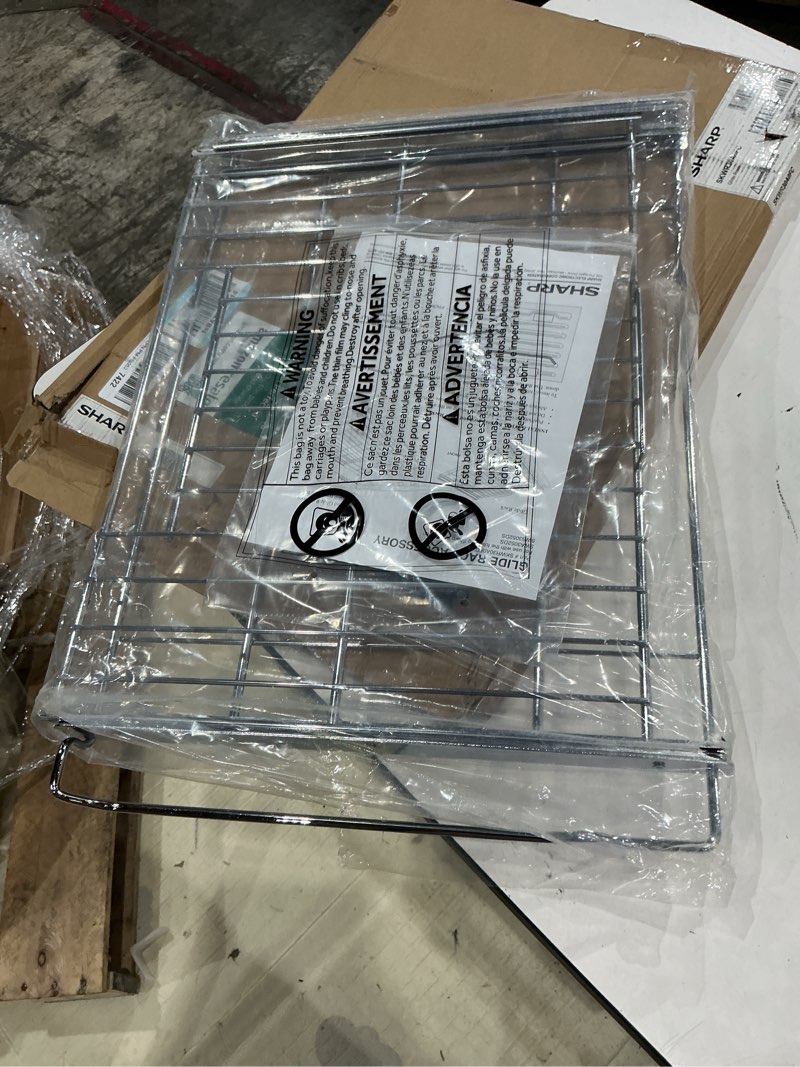Condition photo showing Good Condition for item similar// frigidaire glide rack stainless steel | telescopic rack for ovens