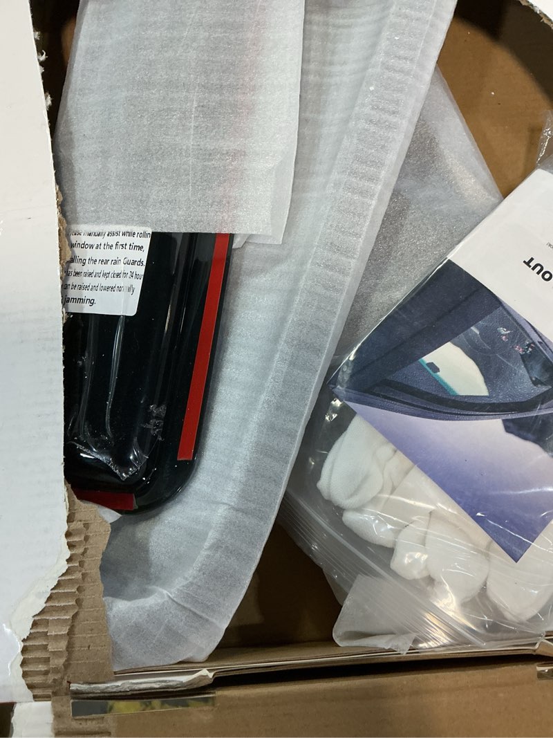 Condition photo showing New/Like New for aclong black rain guards window visor fit for ford explorer 2020 2021 2022 2023 2024 in-channel side shatterproof sun rain visors, window deflectors, 4-piece set fit for ford explorer 2020-2024 in-channel