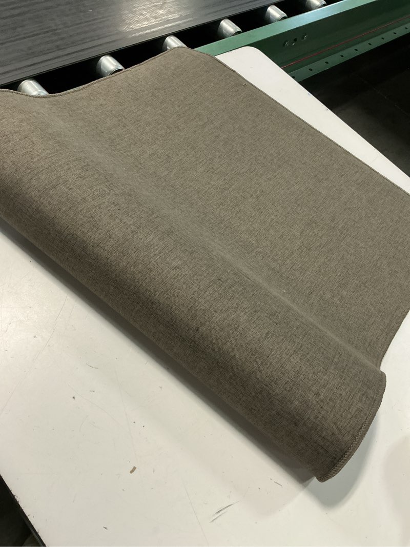 Condition photo showing Good Condition for lekeepgo ultra thin indoor door mat 24"x36", low-profile door mat indoor entrance, non slip rubber backing inside doormat washable welcome front entryway dirt trapper entry mat, brown brown 24"x36" solid