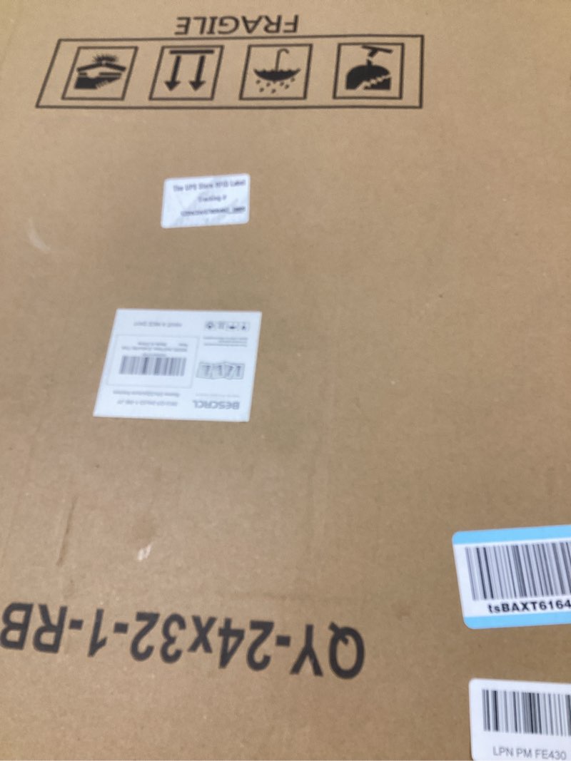 Condition photo showing New/Like New for BESCRCL 24x32 Picture Frame Brown, Poster Frames Wall Hanging, Display Pictures 24 x 32 without Mat, 1 Pack Brown 24x32