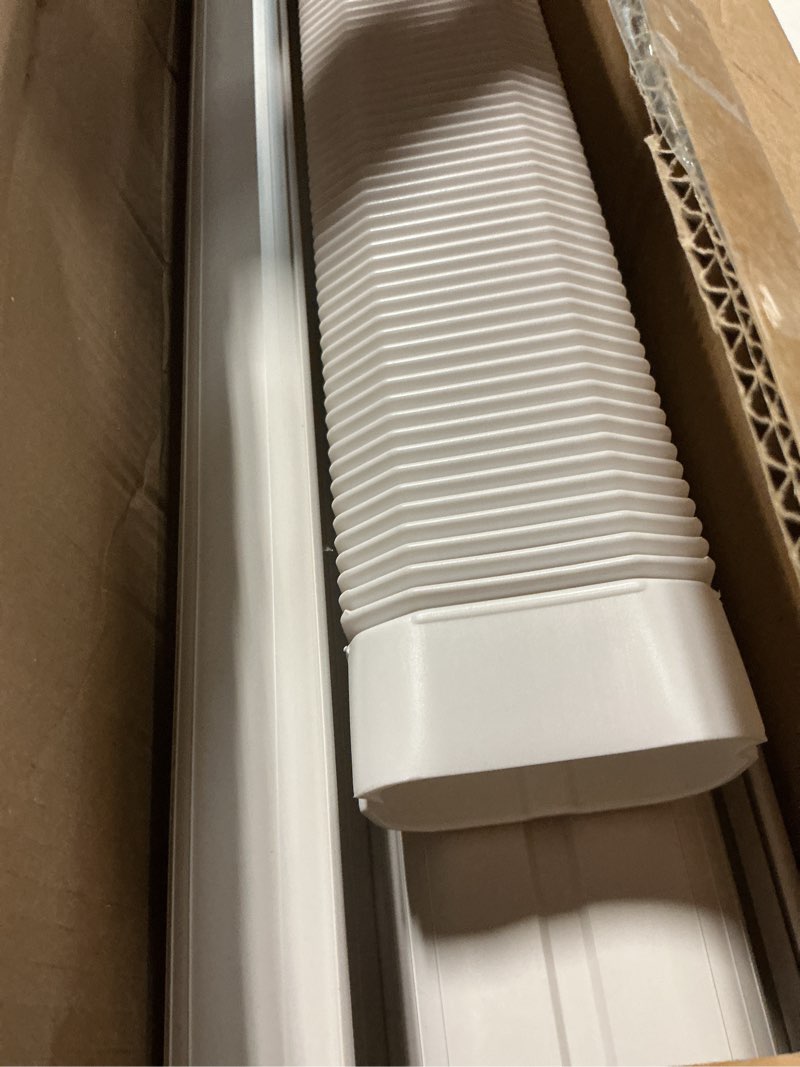 Condition photo showing Good Condition for 4'' 13ft mini split line set cover with flexible pipe, upgrade pp heat-resistant & paintable, central ac and heat pumps-full set, no other parts needed 4 inches x 13 feet