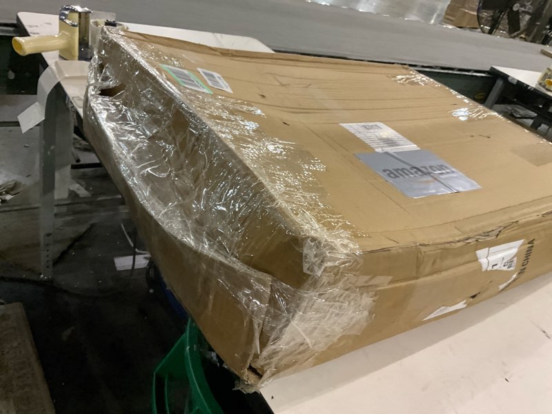 Condition photo showing As Is for 8' x 20' Clear Vinyl Tarp - Super Heavy Duty 20 Mil Transparent Waterproof PVC Tarpaulin with Brass Grommets - for Patio Enclosure, Camping, Outdoor Tent Cover, Porch Canopy - by Xpose Safety 20 Mil 8 Feet x 20 Feet