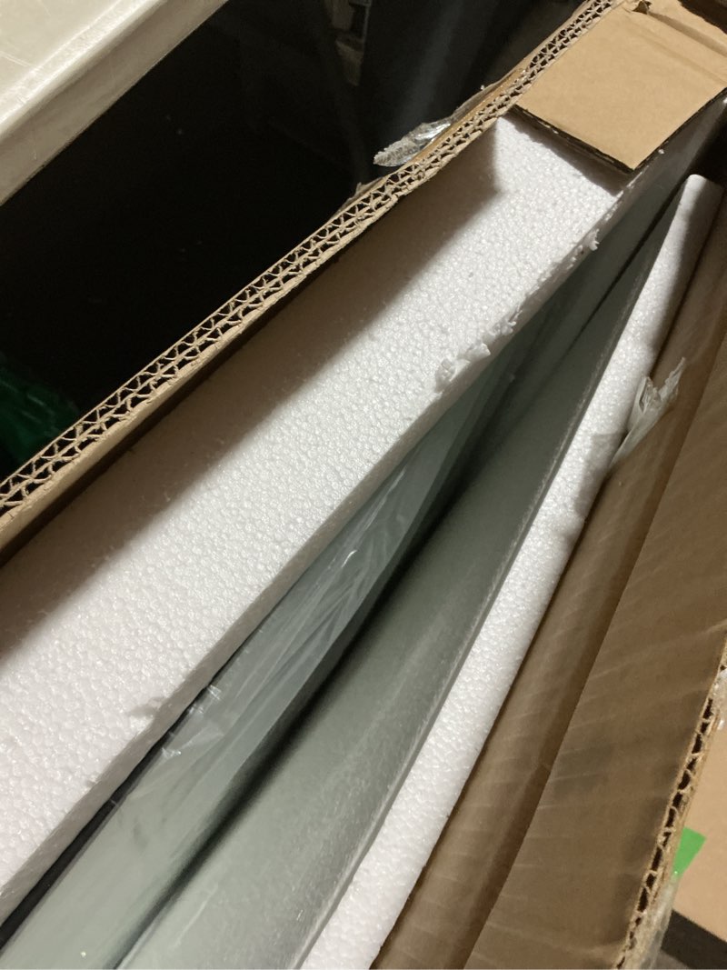 Condition photo showing Good Condition for ANDY STAR Mirror for Bathroom 24X36 Inch, Matte Black Mirror Rounded Rectangle Mirror Metal Tube Framed Wall-Mounted Vertically/Horizontally Matte Black 36"L x 24"W