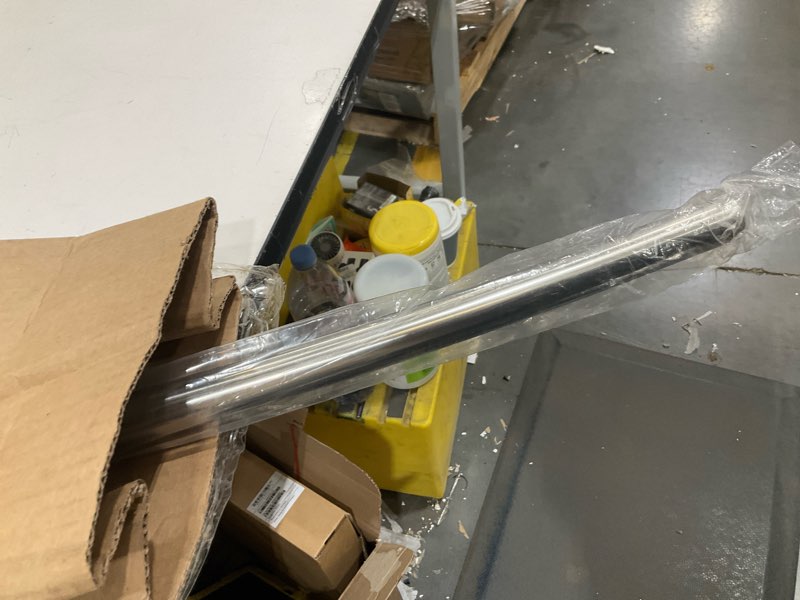 Condition photo showing Good Condition for Curved Shower Curtain Rod, Adjustable 40-72 inches Extra Wide Curved Shower Rods for Bathroom, Rust proof Shower Rod, Premium Stainless Steel Curved Curtain Rod for Shower, Bathtub, Silver