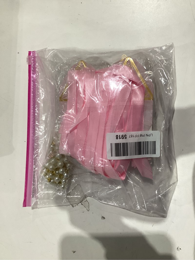 Condition photo showing Good Condition for 50pcs pink gem tower birthday wedding party favor boxe with ribbon bead gift bags chocolate candy and packaging gift boxes bridal shower baby shower
