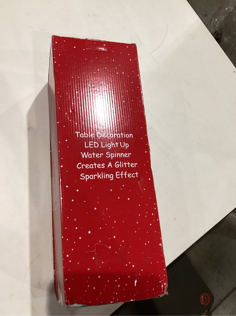 Condition photo showing New/Like New for Christmas Snow Globe Lantern Snowflake Water Glittering Globe with 6H Timer Function Christmas Snow Globes 3 AA Battery Operated for Christmas Festival Decorations Gifts (Snowflake)