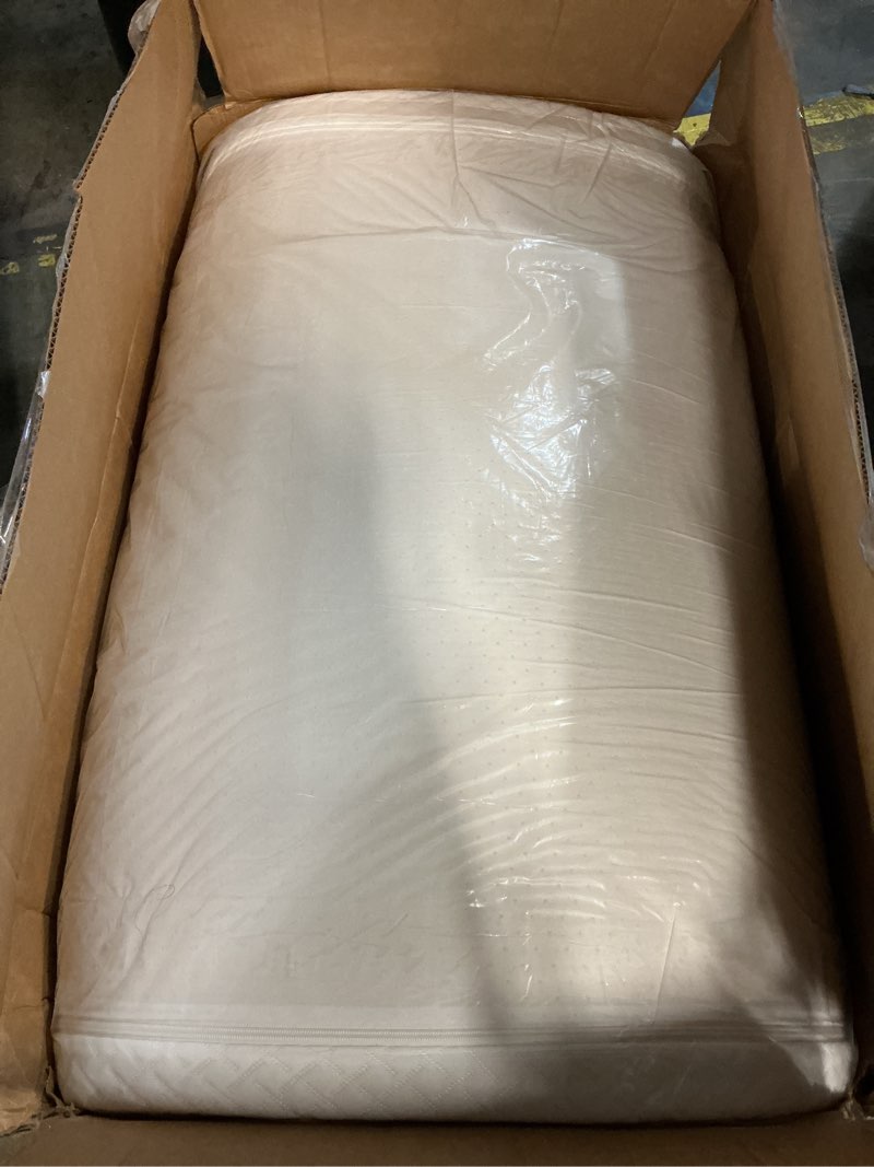 Condition photo showing Good Condition for egohome 5 inch twin mattress for kids, memory foam mattress with cooling green tea gel, relieve pressure with medium firm support, certipur-us certified, 75''l x 38''w, white