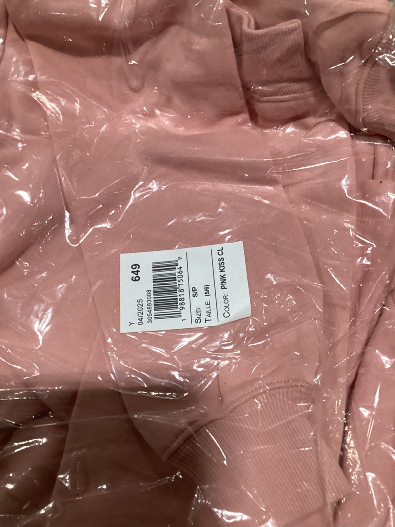 The Children's Place,Girls,Active Long Sleeve Hooded Sweatshirt,Pink Kiss,Small