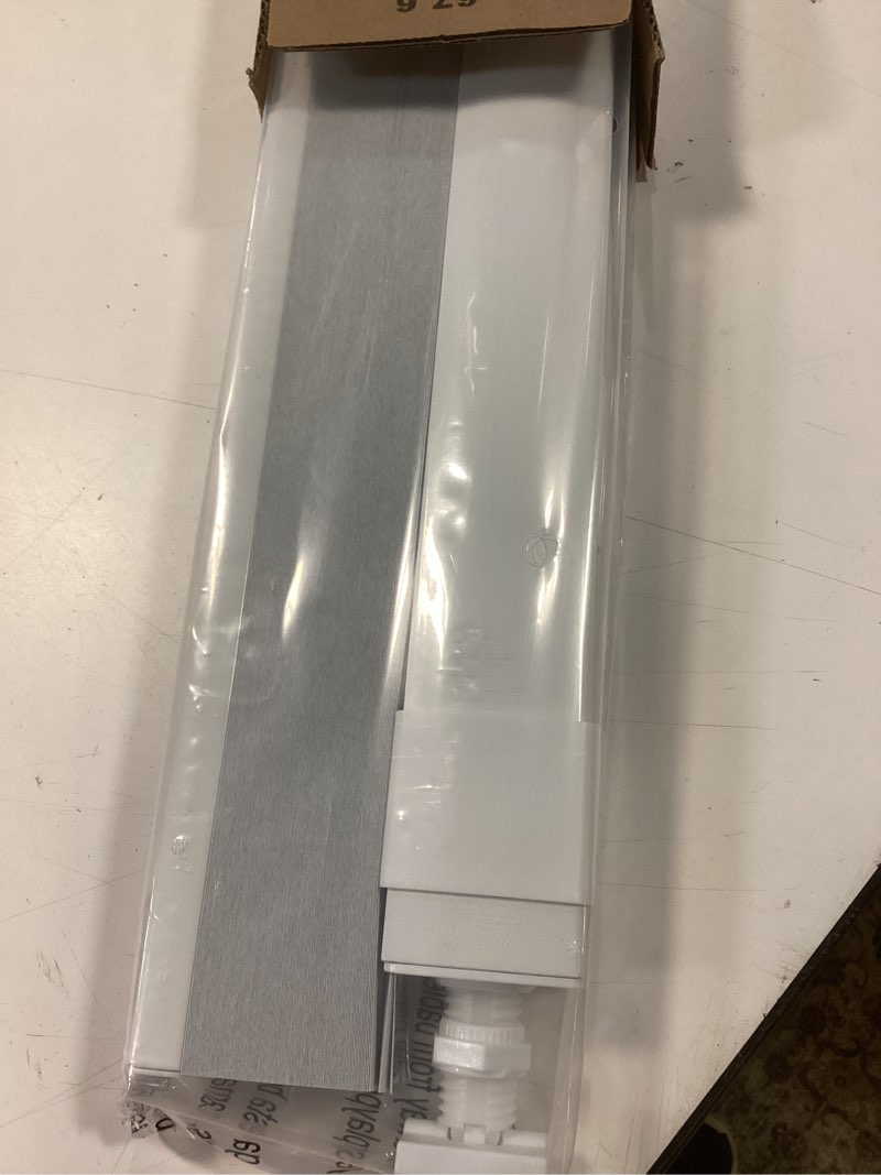 Condition photo showing Good Condition for lazblinds no tools no drill cordless cellular shades, blackout light blocking honeycomb shades for home, thermal insulation blinds for windows, 27" w x 64" h, white blackout-white 27" w x 64" h