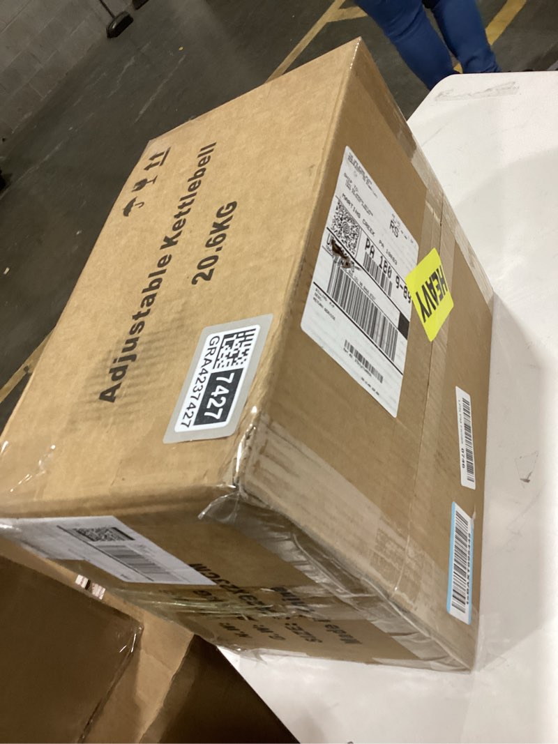 Condition photo showing Good Condition for 2-in-1 Adjustable Kettlebell Weight Set, 15-45 LB, Wide Grip, Dumbbells