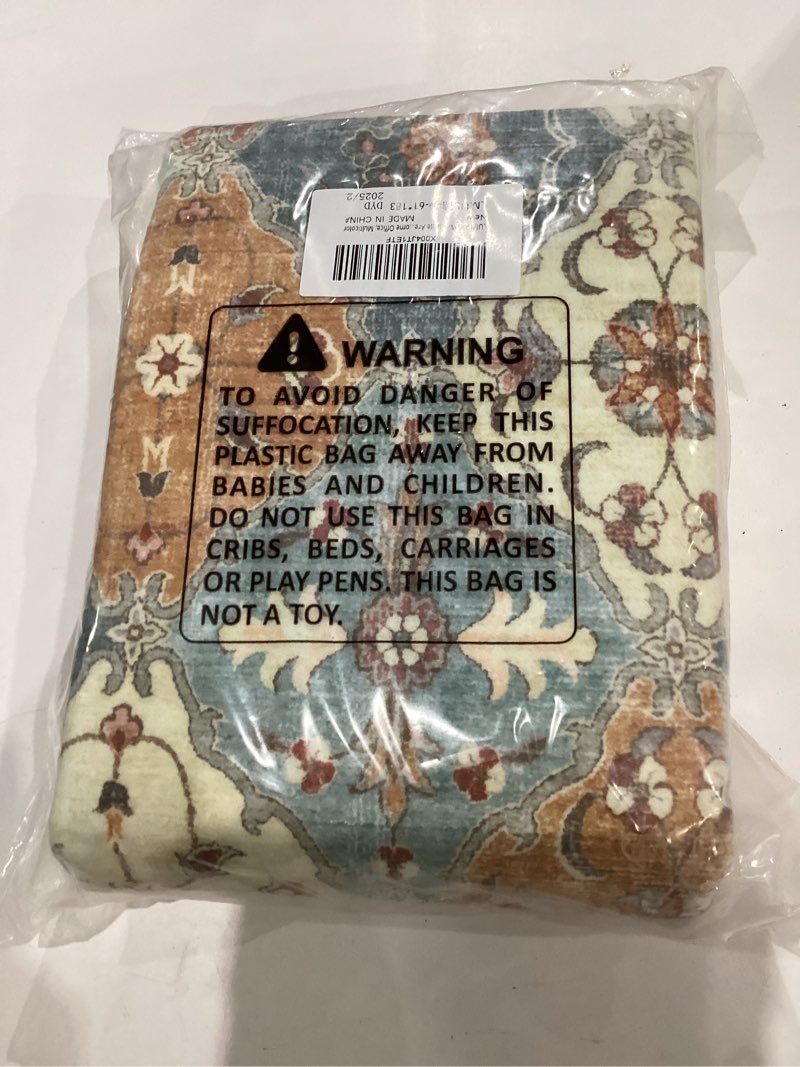 Condition photo showing Good Condition for SIMILAR TO NOT EXACT LUMI Washable Kitchen Rug 2x6 for Floor, Non Slip Runner Rugs with Rubber Backing, Low Pile Comfort Area Carpet for Standing, Living Room, Entryway, Laundry, Hallways 2' x 6' Marais