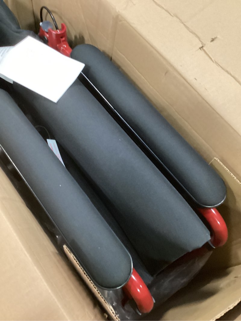 Condition photo showing Good Condition for Medline Lightweight Foldable Transport Wheelchair with Handbrakes and 12-Inch Wheels, Red Frame, Bla