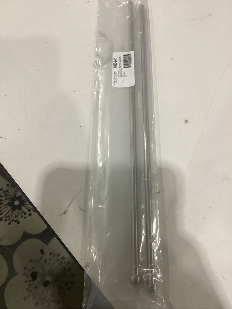 Condition photo showing Good Condition for westbrass a120-2-07 3/8" x 20" bullnose faucet supply riser line, satin nickel (2-pack) 2 pack satin nickel