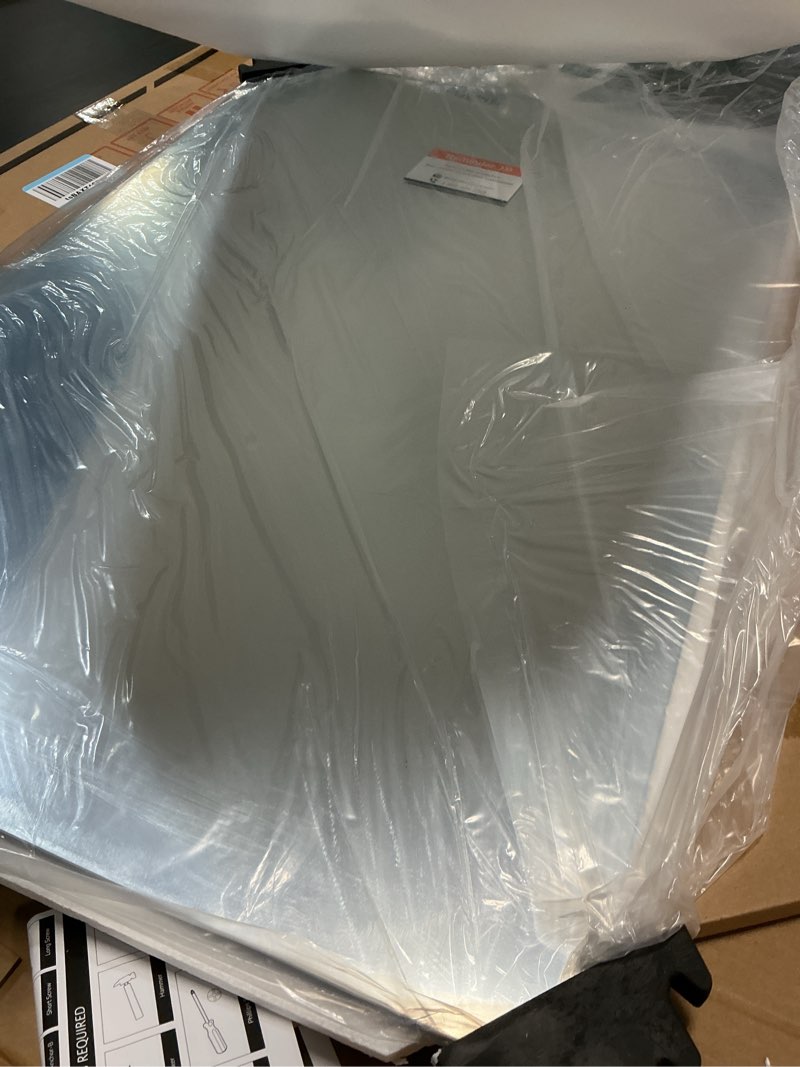 Condition photo showing Good Condition for TokeShimi 20x30 Frameless Bathroom Vanity Mirrors for Over Sink, Modern Rectangle Bathroom Mirrors for Wall with Polished Edge Shatterproof Decorative Mirror for Bedroom, Living Room, Entryway 30"L x 20"W