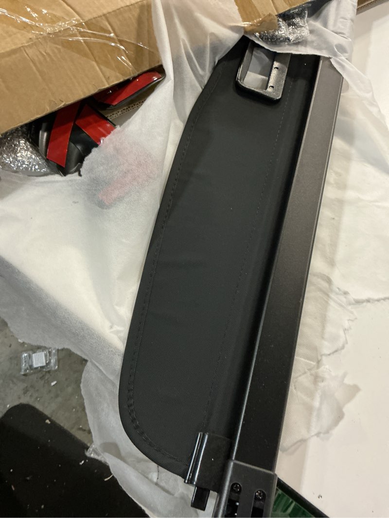 Condition photo showing Good Condition for powerty retractable trunk cover for 2020 2021 tesla model y 5-seaters (not for 7-seaters), retractable trunk cover privacy cover truck replacement for 2020 2021 model y accessories (canvas texture)