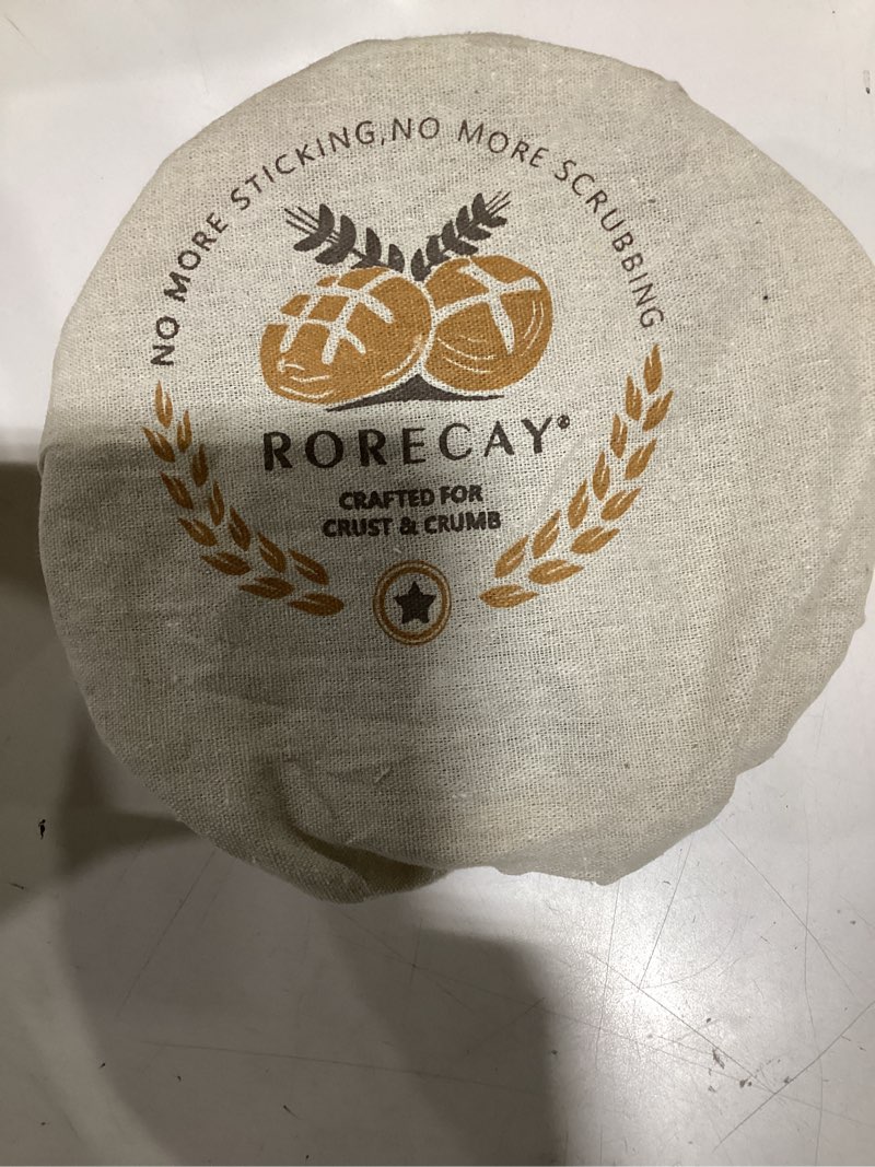 Wood Pulp Banneton Bread Proofing Baskets Set of 2, 7 Inch Round 1.1LB Sourdough Banneton Basket wit