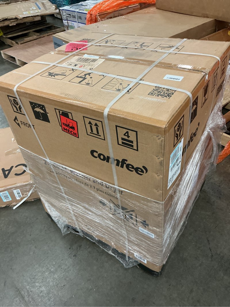 Condition photo showing New/Like New for COMFEE’ 24" Washer and Dryer Combo 2.7 cu.ft 26lbs Washing Machine Steam Care, Overnight Dry, No Sha