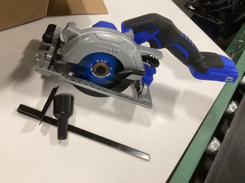 Condition photo showing Good Condition for Kobalt Brushless 24 Volt Cordless Circular Saw