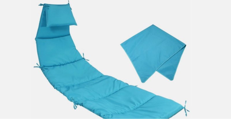  Replacement Cush...e, Green,Khaki,Rust) (Replacement Cushion and Umbrella Fabric for Outdoor Hanging Lounge Chair Chaise