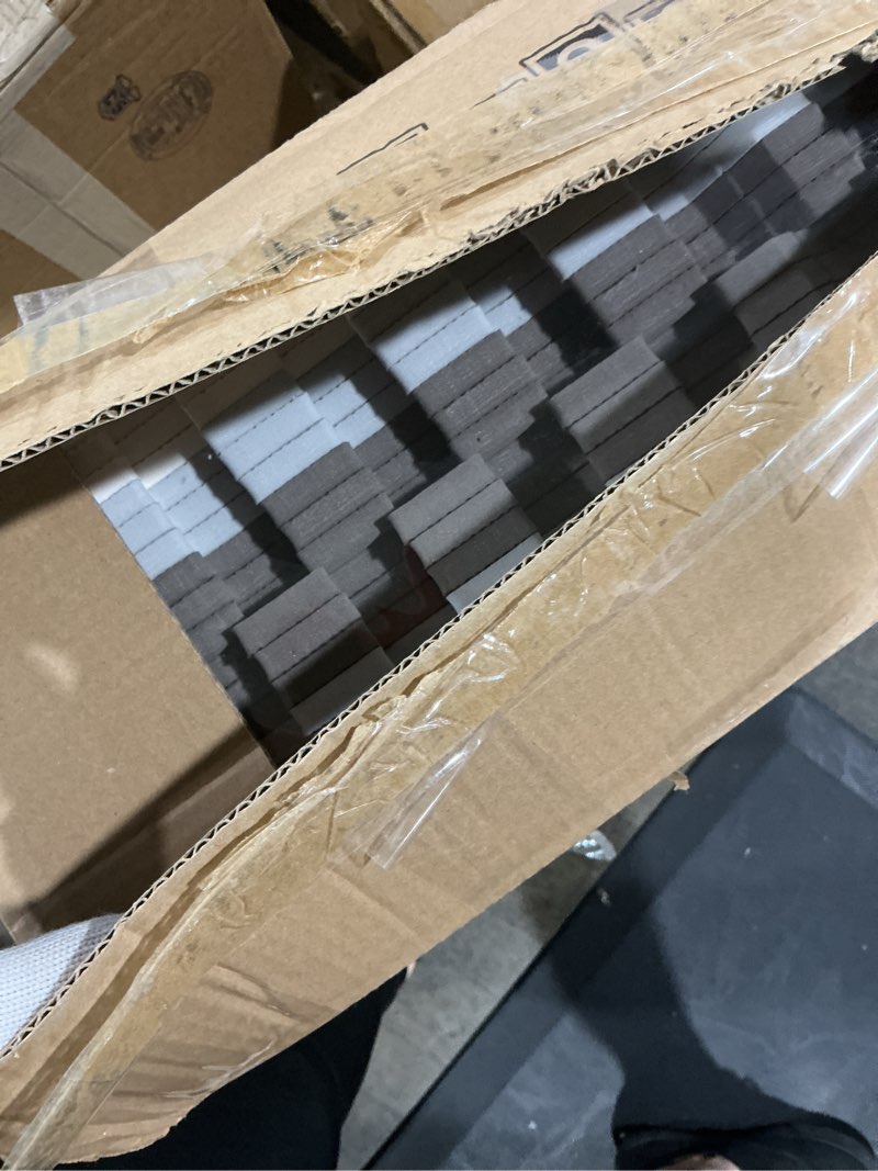 Condition photo showing New/Like New for ProSource Foam Puzzle Floor Play Mat for Kids and Babies with Solid Colors, 36 or 16 Interlocking Tiles with Borders, Brown/Beige/Grey Brown/Beige/Grey - 36 Tiles