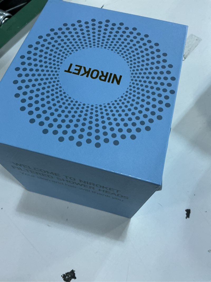 Condition photo showing New/Like New for Filtered Shower Head - High-Pressure Showerhead with Water Filter System | Ideal for Hair and Skincare | Shower Water Filter System | Improve Beauty and Personal Care Routine (Brushed grey)