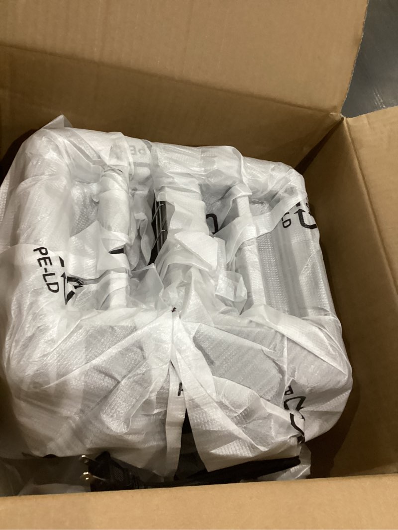 Condition photo showing As Is for Amazon Basics 4 Slice Toaster, With 7 Browning Settings, Extra Wide Slots For Bagels and Special Breads, Removable Easy-to-Clean Crumb Trays, Cancel/Defrost/Bagel Buttons, 1500W, Black & Silver 4 Slice Matte Black Front