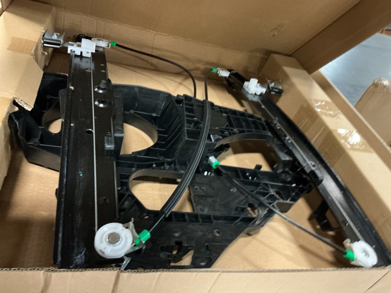 Condition photo showing Good Condition for front passenger side power window regulator with panel without motor fit for 07-17 for ford expedition lincoln navigator 2007 2008 2009 2010 2011 2012 2013 2014 2015 2016 2017, right, 749-543
