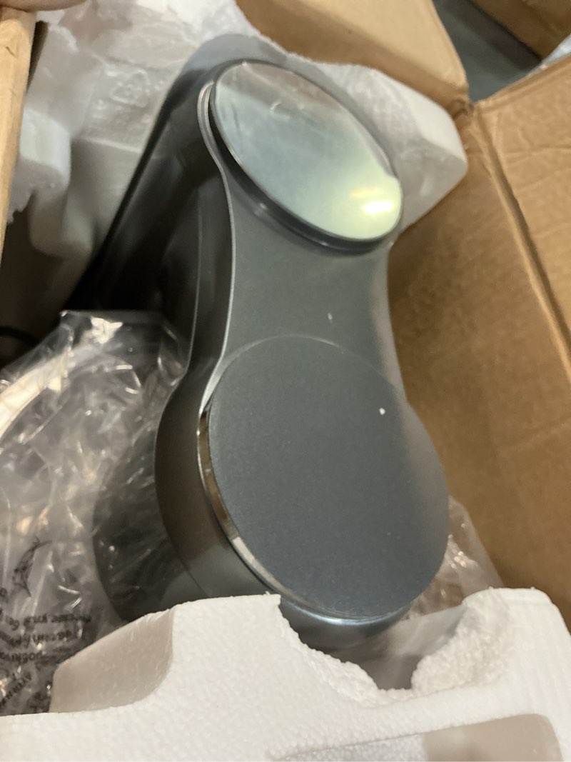 Condition photo showing Good Condition for stand mixer, 9-quart stainless steel bowl, 660w professional power, multiple speed options, sturdy design, easy to clean, lifetime support, sm-1550(grey)