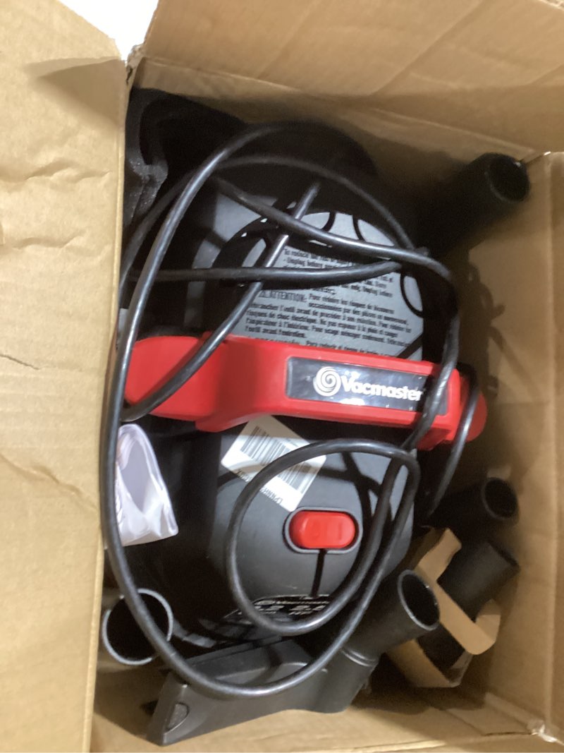 Condition photo showing As Is for Vacmaster 3.2-Gallon* 2.5 Peak HP Wet/Dry Vacuum – VHB305M 1101