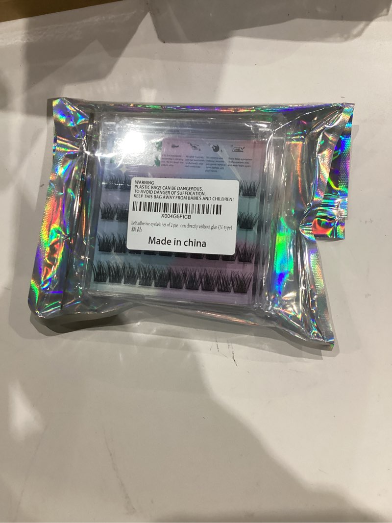 Press On Lashes Complete Kit - Glue-Free False Eyelashes 10-16mm Self-Adhesive Lash Extensions, 2 Bo