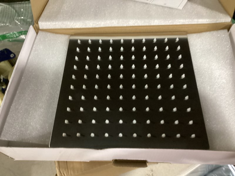 Condition photo showing Good Condition for Brushed Nickel Shower Faucet GGStudy Single Function Shower Trim Kit with Rough-in Valve Shower Set Bath Rainfall Shower Faucet System 10 inch Square Stainless Steel Metal Shower Head Square Brushed Nickel