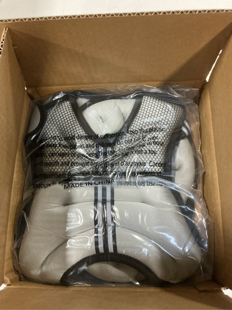 Condition photo showing New/Like New for Prodigen Weighted Vest for Women and Men 8 12 16 20 25 30 Lbs with Reflective Stripe and Double Adjustable Buckle Straps Weight Vests for Strength Training, Jogging, Cardio, Weight Loss Gray 12lbs
