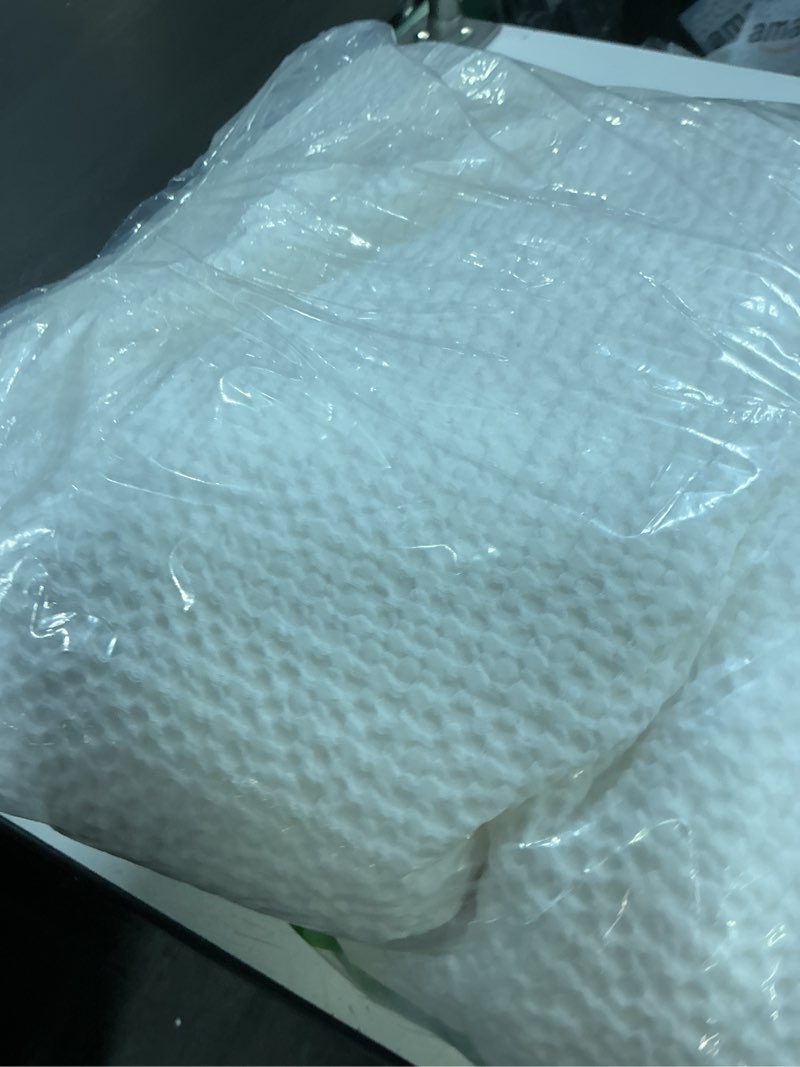 Condition photo showing Good Condition for bedsure cotton duvet cover king - 100% cotton waffle weave coconut white duvet cover king size, purewoven breathable bedding set for all season, 3 pieces, 104"x90" king (104" x 90") 01 - coconut white (no comforter)