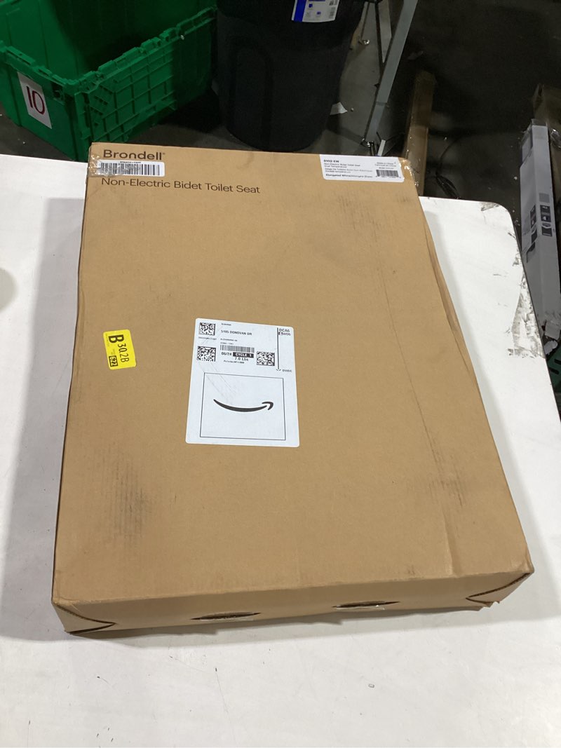 Condition photo showing Good Condition for brondell bidet toilet seat, non-electric swash ecoseat, fits elongated toilets, white - dual temperature, dual nozzle system - bidet with easy installation s102 - warm water elongated