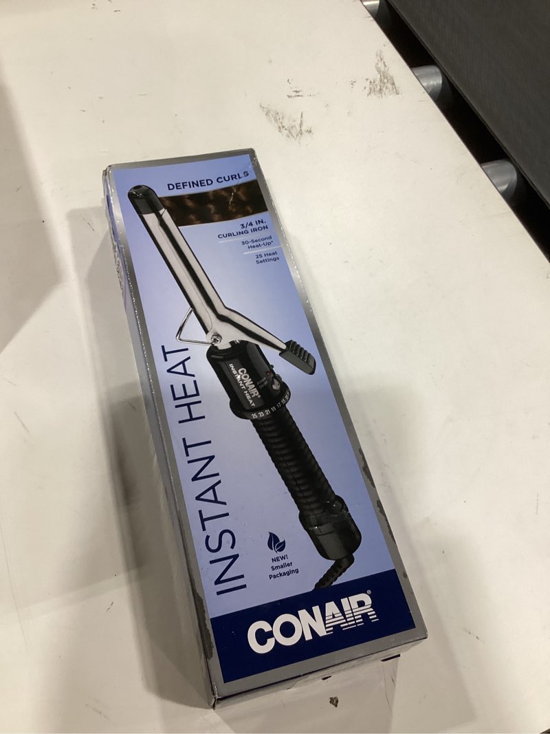 Condition photo showing As Is for curling iron 