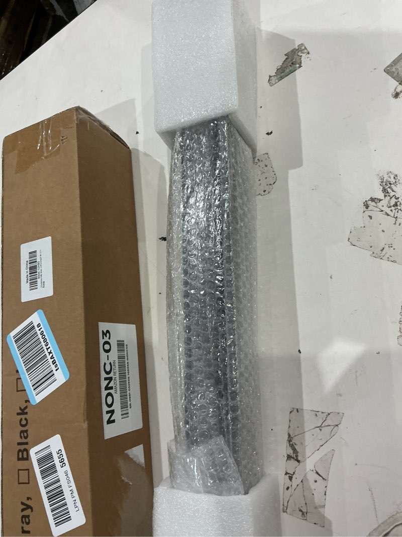 Condition photo showing New/Like New for aosky cordless roller shades blackout blinds for windows room darkening rolled up shades with spring system, uv protection window shades door blinds for home and office (23" w x 72" h, grey) 23"w x 72"h grey