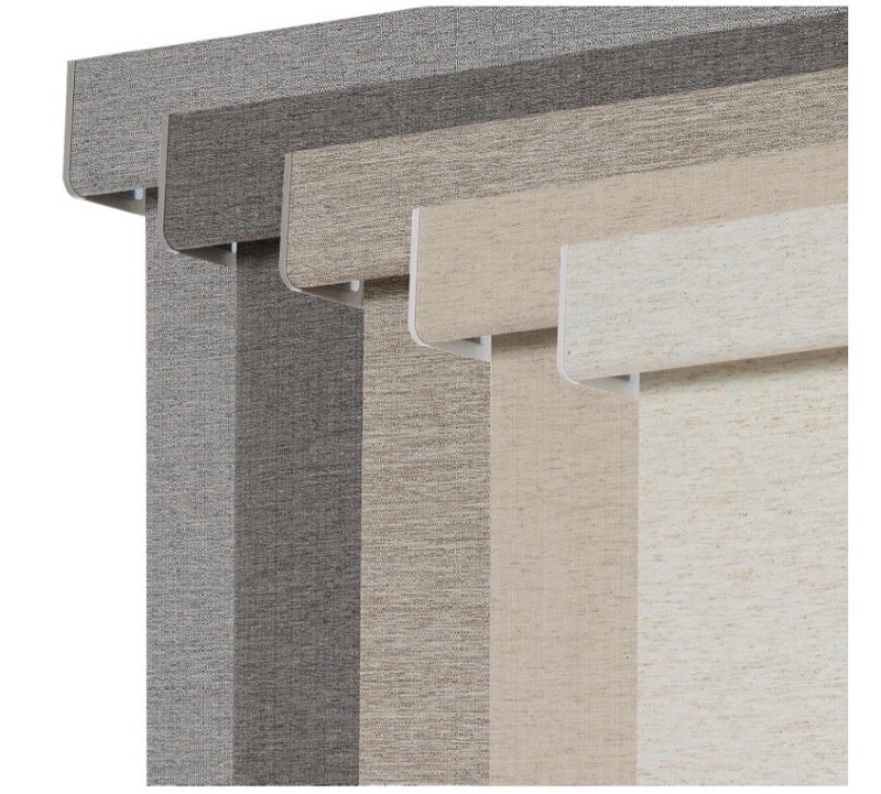 Linen roller shade