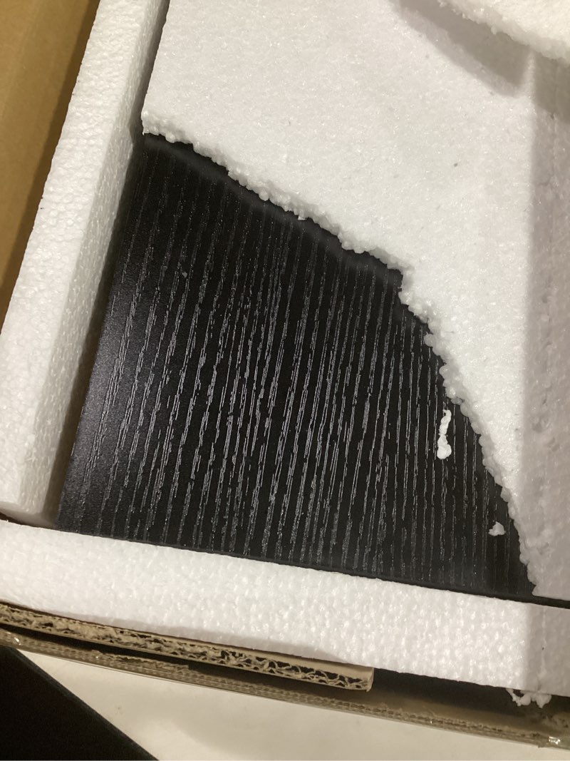 Condition photo showing Good Condition for QEEIG 12" Deep Floating Shelves for Wall - 12 x 24 inch Book Shelf Bathroom Bedroom Kitchen Living Room Hanging Bookshelf Farmhouse Set of 3, Black (026-60B3) 12"D x 23.6"W Black