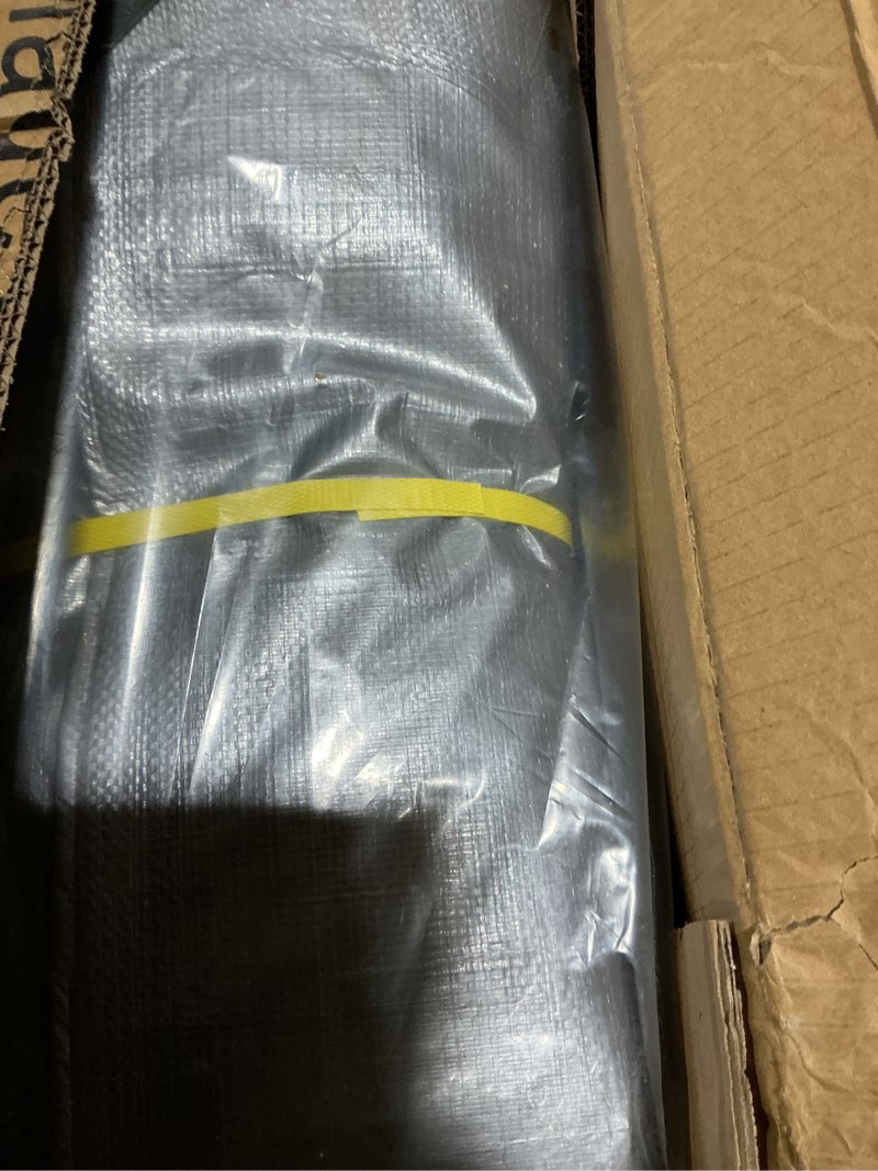 campmac tarps heavy duty waterproof 20x40 ft, 10 mil thick, high durability, rip, uv resistant and t