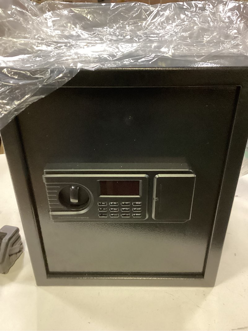 Condition photo showing Good Condition for Cub Home Safe Box Fireproof Waterproof with Fireproof Money Bag, Personal Hidden Small Money Safe with Combination Lock, Security Digital Fireproof Safe for Money Firearm Medicine Jewelry (similar product)