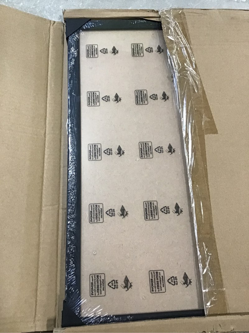 ornate matte black 14x20 frame - single frame, 14 x 20 poster frame for artwork, puzzles, photos and movie posters picture frames 14" x 20"