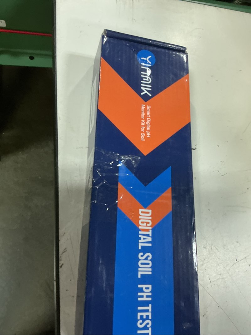 Condition photo showing New/Like New for digital ph meter for soil, soil ph tester for potted plants, professional ph reader for soil and water, electronic soil ph test kit for garden, lawn, greenhouse, indoor & outdoor, farming, yard use orange soil ph meter