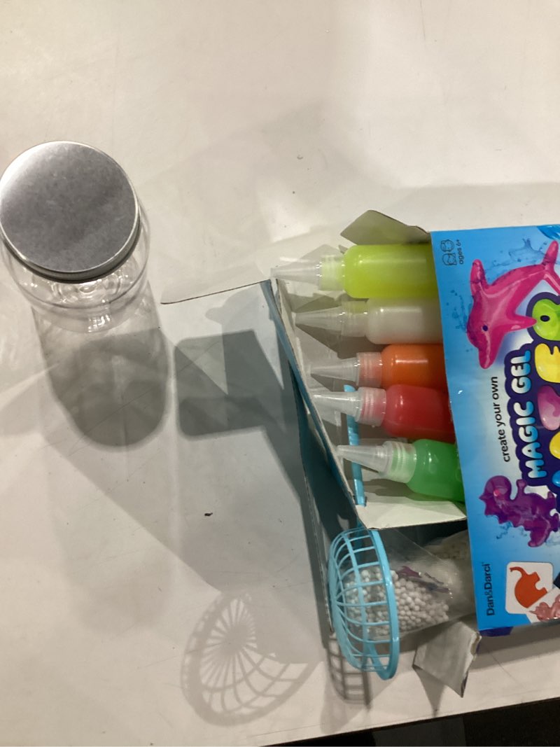 Condition photo showing New/Like New for dan&darci aqua fairy water gel kit for kids - gifts for girls - magic elf toy kits - waters pets - diy squishy maker set - craft for kids - make your own squishies toys crafts - gifts for boys & girls regular pack