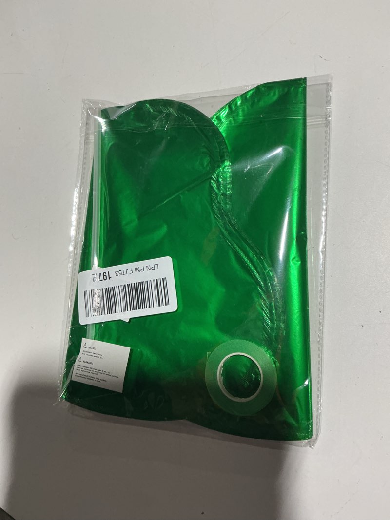 Condition photo showing Good Condition for katchon, st patricks day shamrock balloons - 18 inch, 12 pcs | shamrock decorations | lucky clover balloon for st patricks day decorations | st patricks day balloons for st. patrick's day decorations green 3 clover