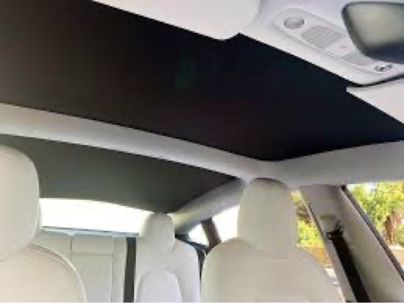 2025 Upgraded Tesla Model 3 Roof Sunshade High-Efficiency Heat-Insulating and Sun-Shading ice Silk B