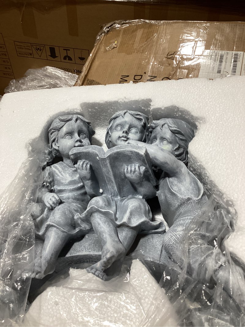Condition photo showing Good Condition for cherub conclave shelf sitting angel figurine