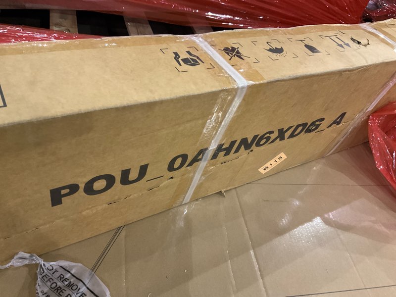 Condition photo showing As Is for Large Metal Chicken Coop, 19.7'L x 9.8'W x 6.6'H Walk-in Poultry Cage, Chicken Run Pen House with Waterproof & Anti-Ultraviolet Cover Chicken Coop Run for Outdoor Backyard Farm 78.74"H x 118.11"L x236.22"W