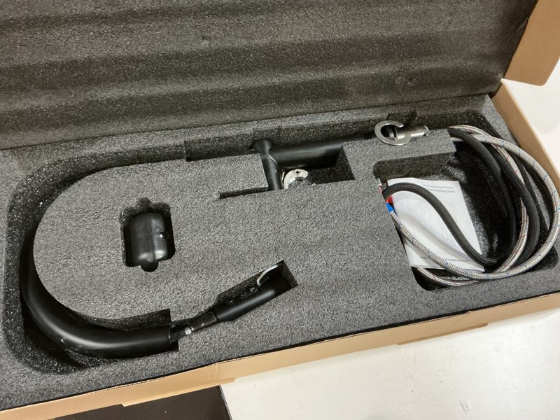 Condition photo showing Good Condition for modena Ciel Black High Arc Pull-Down Kitchen Faucet