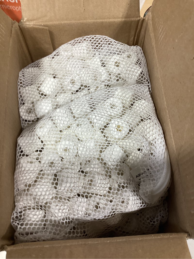 Condition photo showing New/Like New for aquaneat bio ceramic rings 6 lbs aquarium sump filter media fish tank koi pond canister filter media in 6 free mesh bags